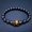 Hematite, variant on Men Natural Stone Tiger Eye Crown Beads Bracelets Elasticity Bangle Jewelry Gift-White Pine