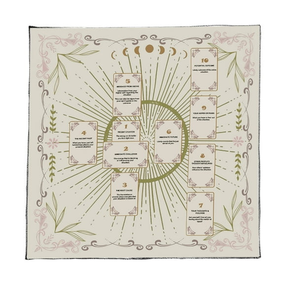Reading Card Astrologys Tablecloth Altars Cloth Square Divinations Card Table Cloth Witchcrafts Deck Cloth Enduring