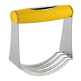 thumbnail image 1 of Dough Blender And Pastry Cutter, Stainless Steel Nut, Pie, Pastry And Dough Cutter And Scraper, Multipurpose Baking Tools With Soft Grip Handles, 1 of 3