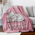 thumbnail image 5 of Pink Plush Fleece Blanket for Wifey 40x30 Inches - Perfect Funny Romantic Gift for Wife Girlfriend Christmas Birthday Valentines Present, 5 of 10
