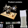 thumbnail image 2 of Hand Popcorn Machine Home Small 304 Stainless Steel Grain Amplifier Old-Fashioned Mini Popcorn Pot, 2 of 5