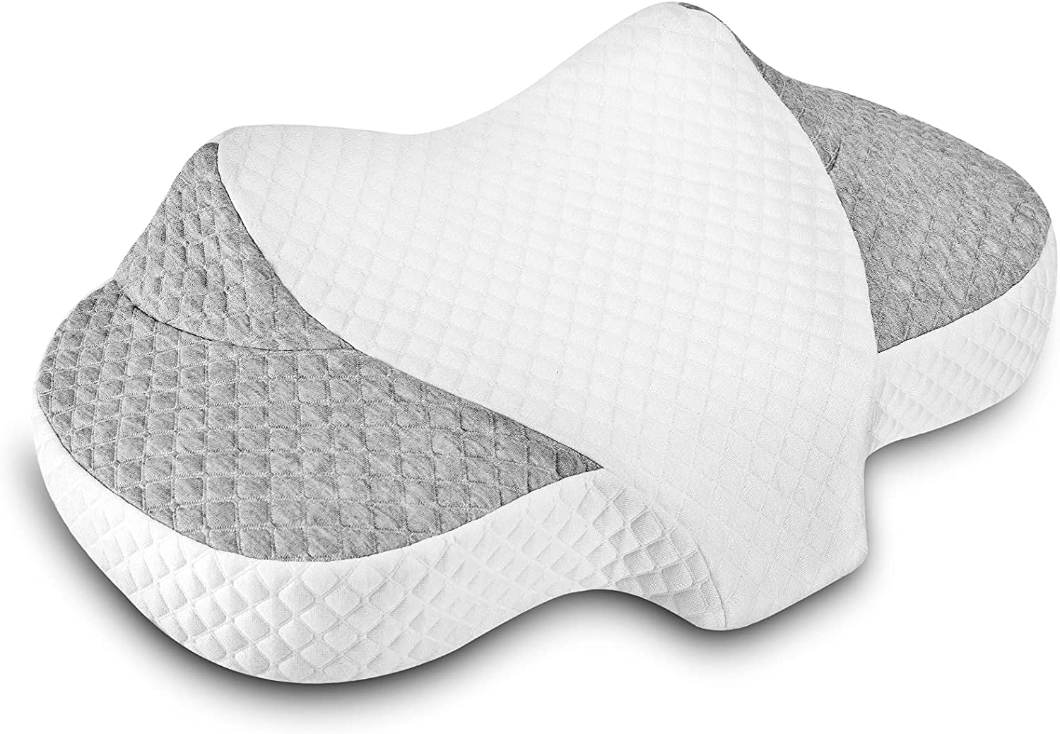 Memory Foam Cervical Pillow, Adjustable Contour Pillows for Neck and