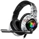 thumbnail image 1 of Audífonos Gamer Petukita BoxK19 con luz rgb LED camuflaje Blanco, 1 of 3