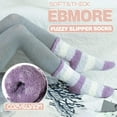 thumbnail image 2 of 5 Pairs Womens Fuzzy Socks Fleece Fluffy Cabin Plush Warm Sleep Soft Cozy Winter Adult Socks - Home Improvement Womenswear Comfort Bridal, 2 of 6