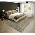 thumbnail image 2 of Bravado Indoor/Outdoor Brown Geometric 3' x 5' Non-Skid Area Rug, 2 of 8