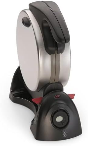 03510 Ceramic FlipSide Belgian Waffle Maker, Nonstick, Cool Touch Handles, Black