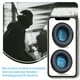thumbnail image 4 of Injueey 1 par de almohadillas para los oídos con cancelación de ruido para auriculares, fundas de cojín de espuma, accesorios para Electrónica Azul negro, 4 of 6