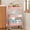 3-Tier Pink, variant on Kelno 4 Tier Rolling Cart Metal Utility Storage Cart Mobile Storage Organizer with Lockable Wheels, Gray