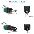 thumbnail image 4 of Conector DC 5,5x2,1mm Jack Socket Adaptador Led Macho Y Hembra Afortunado Sencillez, 4 of 5