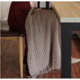 thumbnail image 4 of Striped Blanket Throw with Fringe For Chair, Couch, Picnic, Camping, Beach, & Everyday Use, 51 X 66", 4 of 5