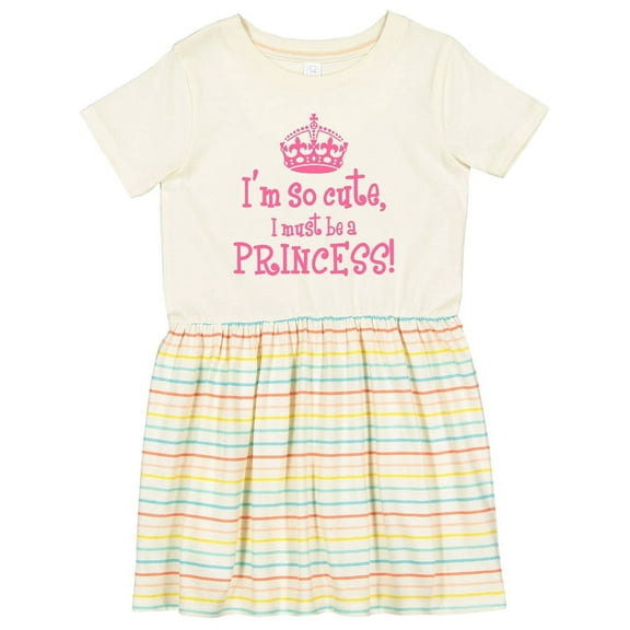 Inktastic So Cute Princess Girls Toddler Dress