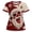 #01-Red1, variant on YaEYa 2000s Tops Y2k Grunge Shirts Emo Clothes Teen Girls Vintage Graphic Tee Y2k 2000s Goth Top Women Mcbling Short Sleeve Streetwear (Blue,M)