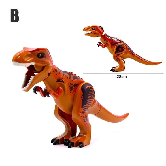 BESTSKY 11-inch Dinos Toy Buildable Dinosaur Building Blocks Figures Including T Rex,Velociraptor,Pterosauria etc Optional