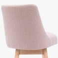 thumbnail image 3 of WestinTrends Genevieve 26" Upholstered Swivel Counter Height Bar Stool , Antique Oak/Dusty Peach, 3 of 12