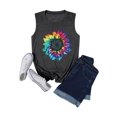 thumbnail image 6 of VILOVE Women Summer Sunflower Graphic Tank Tops Graphic Tank Tops Sleeveless Graphic Tee Shirts Boho Tank Tops, 6 of 7
