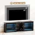 thumbnail image 3 of HOMCOM Meuble Télé avec Lumières DEL, Console Multimédia Moder pour Téléviseurs jusqu'à 65 Pouces, 3 of 10