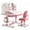 Pink, variant on Kid's Study Desk And Chair Set, Height Adjustable Children's Desk And Chair Set with Bookshelf And Storage Drawer, 50-Degree Tiltable Desktop Study Table with Chair for Bedroom Study Room-Pink