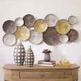 thumbnail image 2 of Sagebrook Home SILVER/BRONZE CIRCLES WALL SCULPTURE, WB, 2 of 2