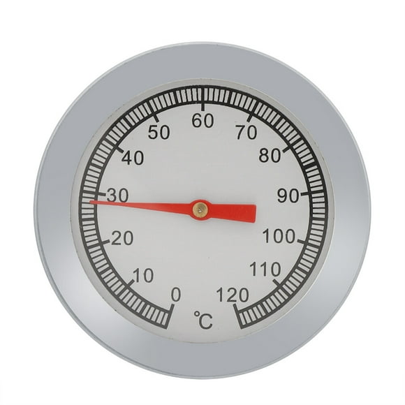 Thermomètre Gril pour Extérieur, Thermomètre Gril Thermomètre Température, Thermomètre Gril Pizza Barbecue Température Manomètre 120°C pour Cuisson Barbecue