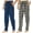 plaid Blanc+bleu, variante sur LANBAOSI Lot de 2 Pantalons de Pyjama à Carreaux pour Homme Bas de Détente en Molleton pour Homme Pjs Taille g