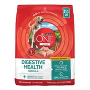 Purina One Plus Dry Dog Food for Adult Dogs, High Protein, Sensitive Stomach, Chicken, 31.1 lb Bag