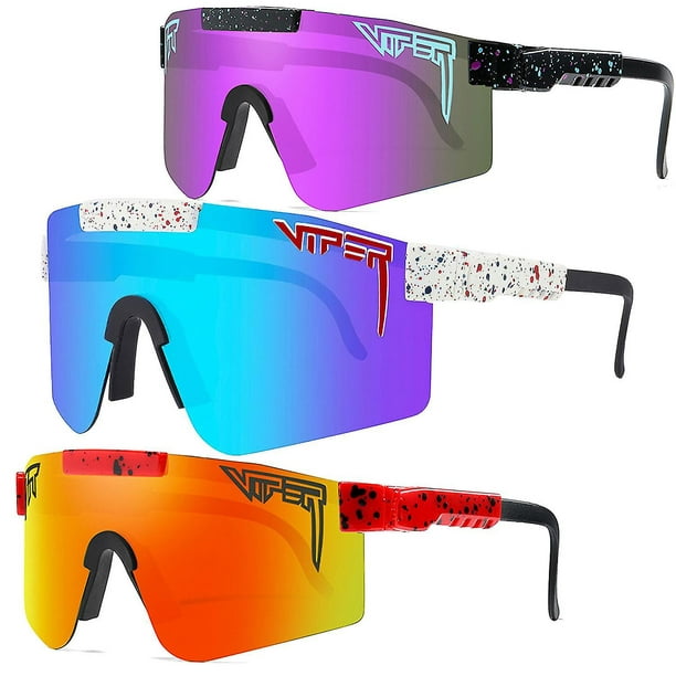 HugeAuto X7 Lunettes de soleil de sport polarisées avec 4 verres  interchangeables, lunettes de protection pour homme et femme pour la course  à pied