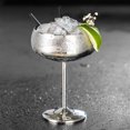 thumbnail image 1 of 2 Pcs 450ml Verre à Champagne Antidérapant en Acier Inoxydable Grand Ouverture, 1 of 9
