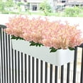 thumbnail image 6 of 6pcs Wisteria Artificial Flowers, UV Resistant Fake Hyacinth Silk Flowers for Indoor Outdoor Garden Home Wedding Garden Decorations (Pink), 6 of 7