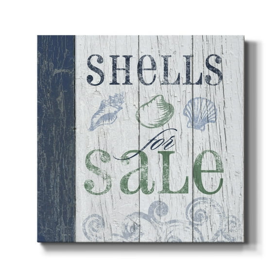 Wexford Home Beach Sign II-Premium Gallery Wrapped Canvas, 10" x 10" - Ready to Hang