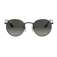 thumbnail image 2 of Ray-Ban RB3447N 50mm Round Flat Gradient Sunglasses (Black/Gray), 2 of 2