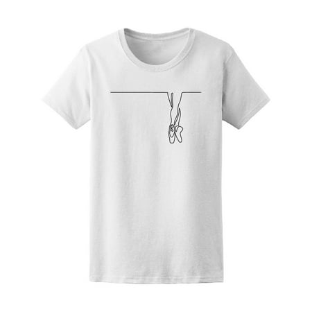 Ballerina Leg - Continuous Line Art Drawing Legs Of Ballet Dancer Ballerina Illustration T