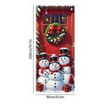 thumbnail image 3 of Hometravel Christmas Door Cover Swag, 78x35IN Hanging Banner Backdrop Decor, 3D Visual Wall Decoration for Holiday, Winter Seasonal Home Display, 3 of 6