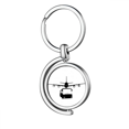thumbnail image 1 of Rotating keychain Metal Keyring Holder, 1 of 2