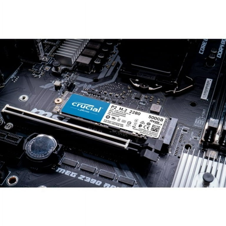 内蔵型SSD Crucial CT2000P2SSD8 M.2 NVME 2280 2TB Crucial P2 2TB Solid State Drive, 3D NAND NVMe PCIe M.2 SSD