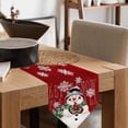 thumbnail image 4 of Christmas Placemat Snowflake Snowman Table Runner for Christmas, 4 of 5