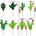thumbnail image 2 of HUIANER Prickly Cactus Party - Dessert Cupcake Toppers - Fiesta Party or Fiesta Birthday Party Clear Treat Picks - Set of 24, 2 of 6