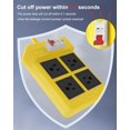 GFCI Power Strip Surge Protection Heavy Duty Extension Cord with