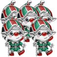 thumbnail image 1 of Joya duende festiva verde XmasElf01 5Pzas Plata S925 Chapa Separador Movimiento Duende Navideño Plata/Multicolor Caja Bl, 1 of 2