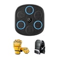 thumbnail image 1 of Máquina de boxeo para adultos con guantes, almohadilla de perforación, objetivo de pared de boxeo electrónico Amarillo, 1 of 8