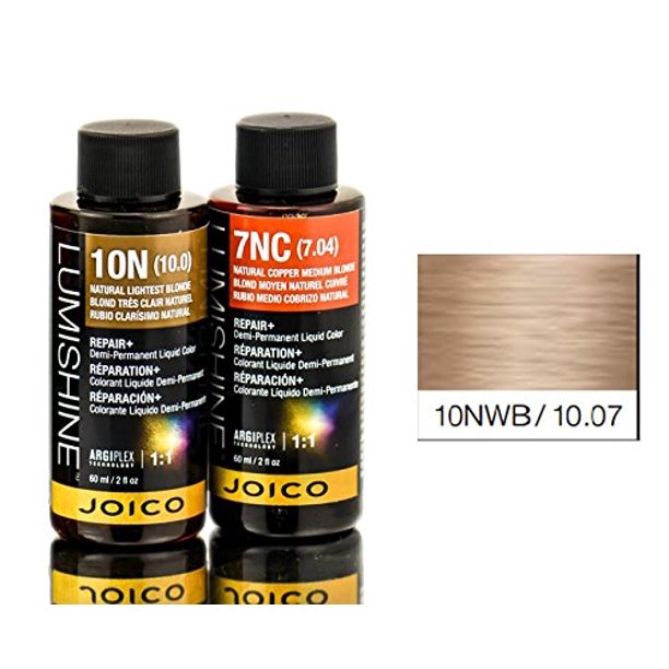 Joico Lumishine Demi Permanent Liquid Color, 10nwb/10.07, 2 Ounce