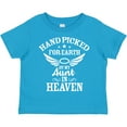 thumbnail image 3 of Inktastic Handpicked for Earth by My Aunt in Heaven with Angel Wings Boys or Girls Toddler T-Shirt, 3 of 5