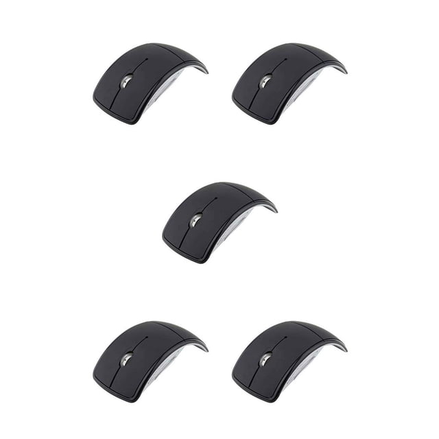 Cateissary Wireless Folding Mouse Gaming Work Replacement Accessory Mice Office Electronic Laptop Arc External Gamer PC Portable Type2 NO2