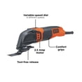 thumbnail image 2 of Multiherramienta oscilante BLACK+DECKER BD200MTB de 2,5 amperios, 2 of 6