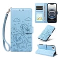 thumbnail image 1 of Funda Cartera GANGXUN con Diseño de Perrito en Relieve para iPhone 16e , Protección 360° con Ranuras y Correa Desmontable, 1 of 6