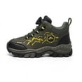 thumbnail image 4 of Kids Leather Outdoor Non-Slip Sneakers Boys Girls Unisex-Child Comfortable Athletic Running Walking Shoes Children Climbing Hiking Shoes, 4 of 13