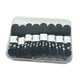 thumbnail image 4 of 8 Piezas Cinta para Mango Racket Tenis Badminton Squash Pickleball Tira Antideslizante Absorbente PU Sensación Seca Cómoda Apto para Práctica Competi Negro, 4 of 8