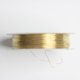 thumbnail image 4 of 1 De 22 Metros De Hierro De Alambre De Alambre De Joyería Haciendo Hallazgos Para Bricolaje Novia cabellero Joyería 0.3mm Oro, 4 of 7