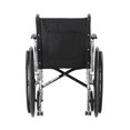 thumbnail image 2 of Nova MedicalProducts Mobility Aid 18" Steel Wheelchair with Detachable Flip Back Desk Arms and Swing Away Footrests, 2 of 3