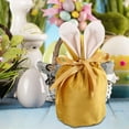 thumbnail image 1 of Veeogra Clearance,Food Storage Bags,Storage Containers,Easter Gifts Bags Easter Bunny Ear Drawstring Candy Bags Easter Bags Velvet Goodie Bags for Easter Party,Kitchen Storage,Yellow, 1 of 4
