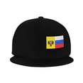 thumbnail image 2 of Unisex Adjustable Snapback Hat New Russian Flag Hip Hop Baseball Cap Flat Bill Brim Dad Hats, 2 of 7
